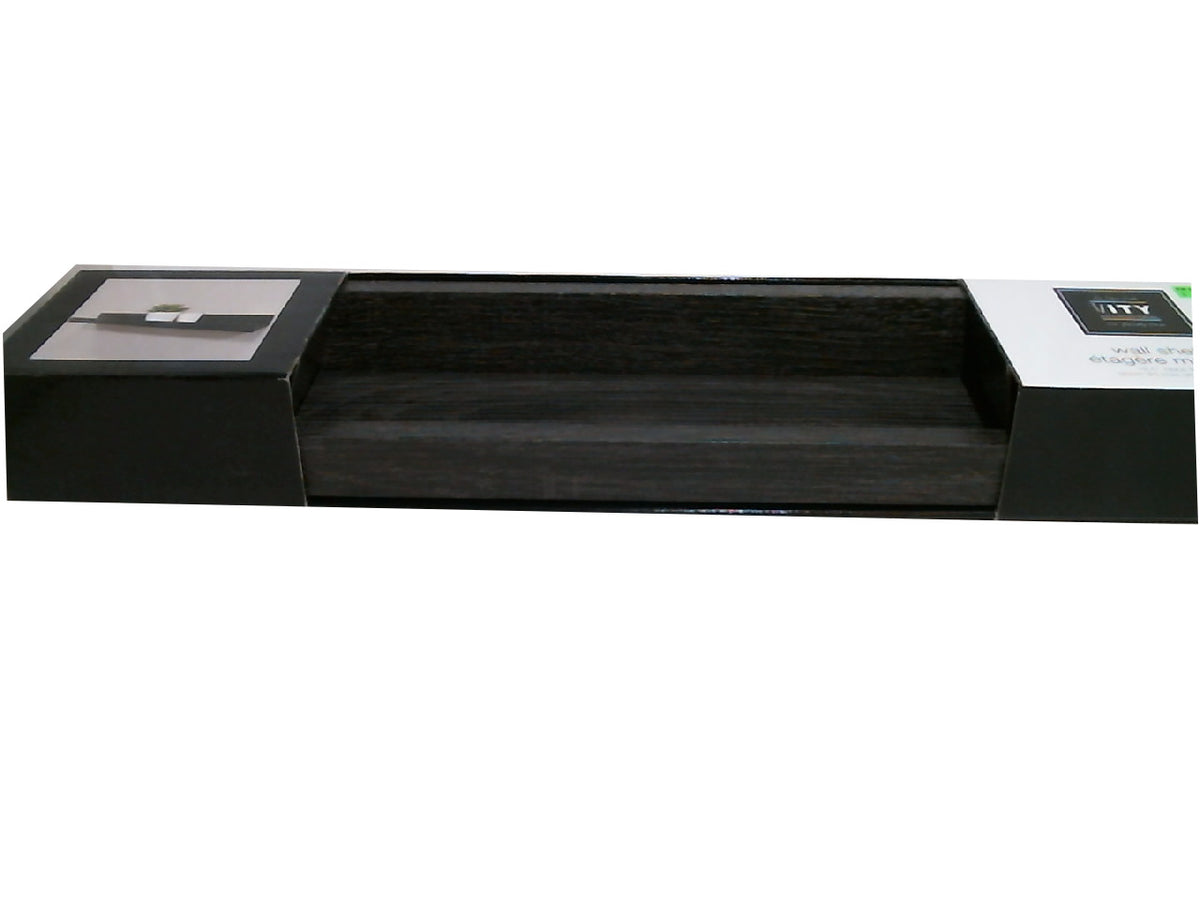 Wall Shelf Black Finish 19.5"