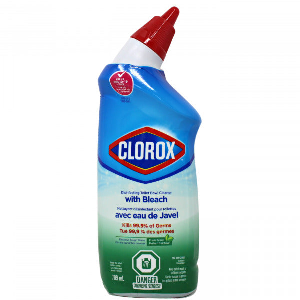 Clorox Nettoyant pour cuvette de toilettes 709 mL Frais