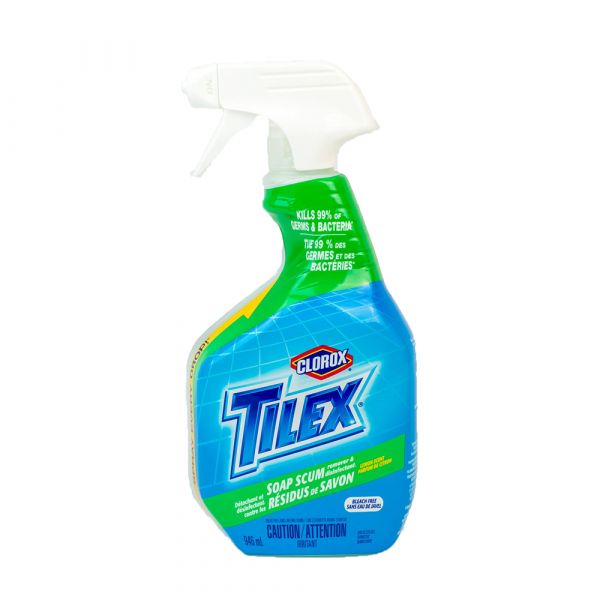 Clorox Tilex Soap Scum Remover & Disinfecting Spray 946mL Lemon Bleach-Free