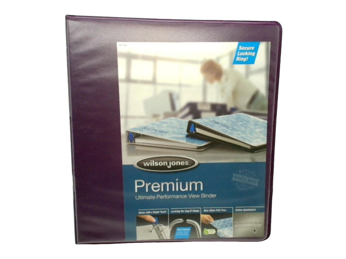 Classeur 1" Ultimate Performance View Aubergine Wilsonjones