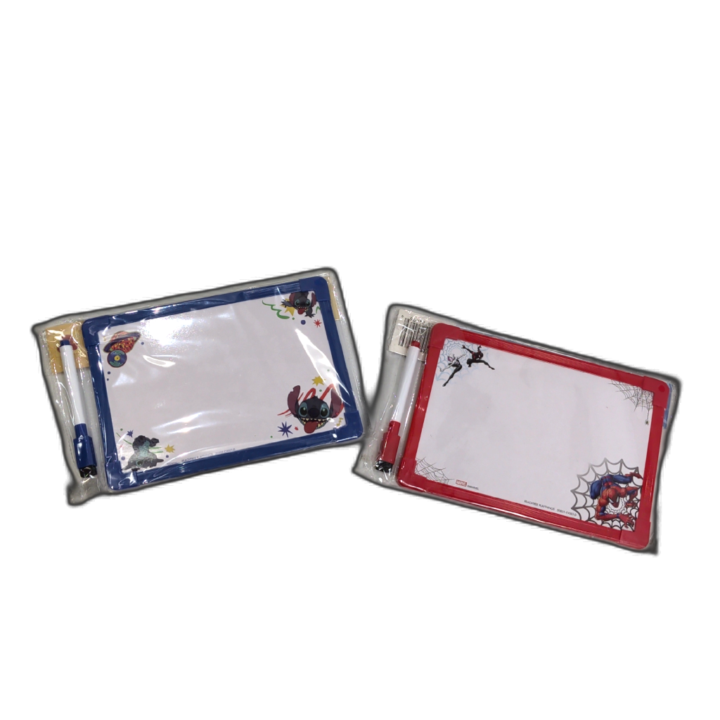Disney Dry Erase Board w/Marker 5.75" x 8" Red Or Blue