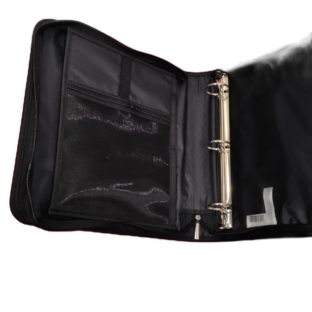 1.5" Zipper Binder Assorted Black & White Five Star - Additional View