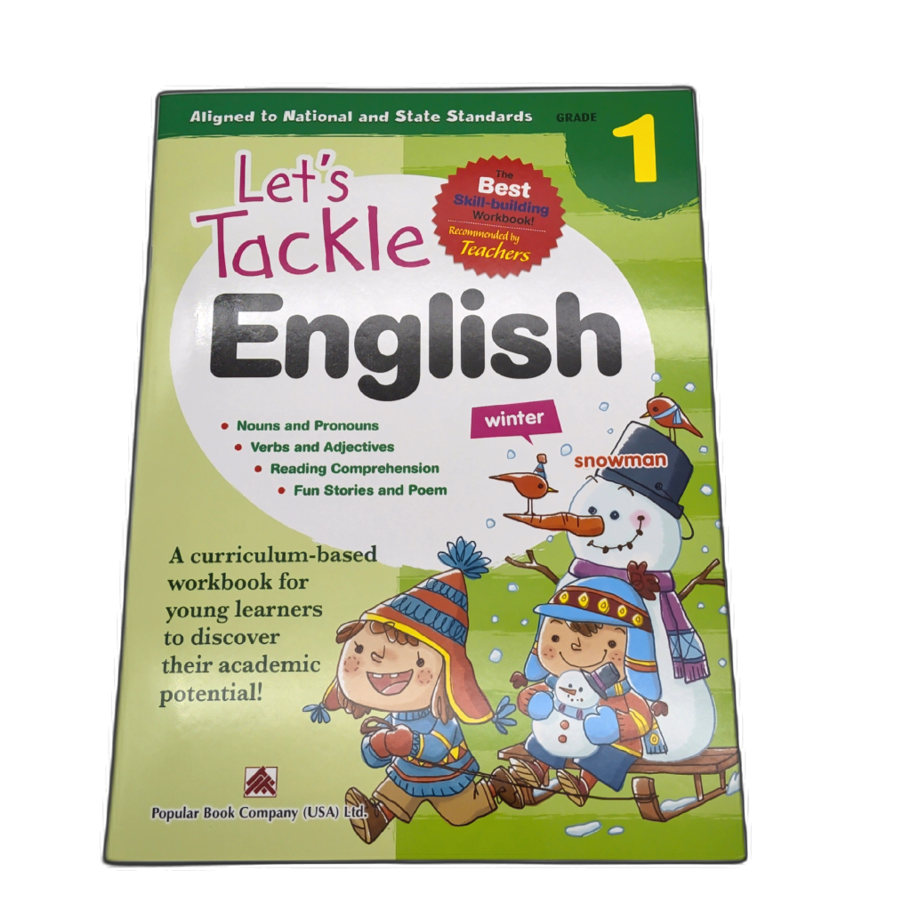 Let's Tackle English Grade 1 Workbook