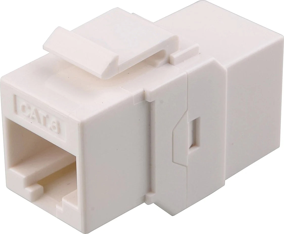 Keystone CAT6 Coupler Style White