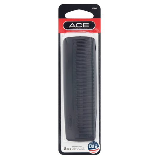 Pocket Combs 5" 2pk. Black Ace - Additional View
