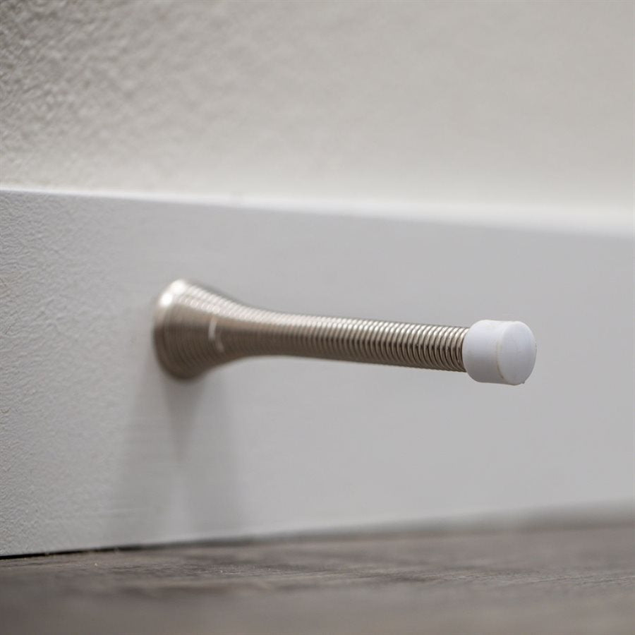 Spring Door Stops 10PC 3in Silver - Additional View
