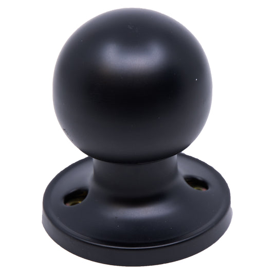 Door Lock Knob Dummy Black - Additional View