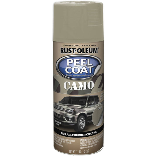 Rust-oleum Peel Coat Camo Khaki 312g. Peelable Rubber Coating - Additional View