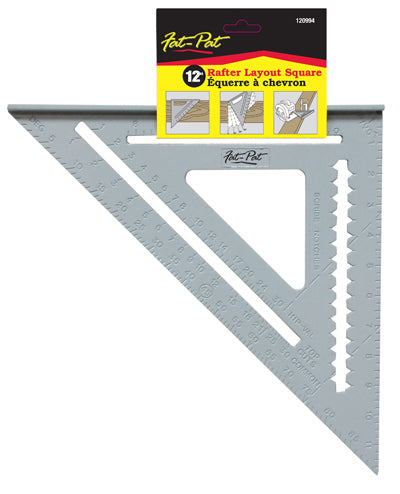 Équerre d'angle de chevron de 12 po