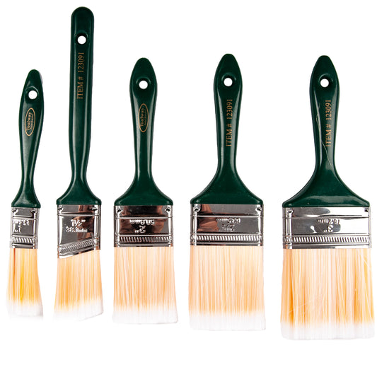 paint brush set nylon-poly 5 pc 1-3 inch - Additional View