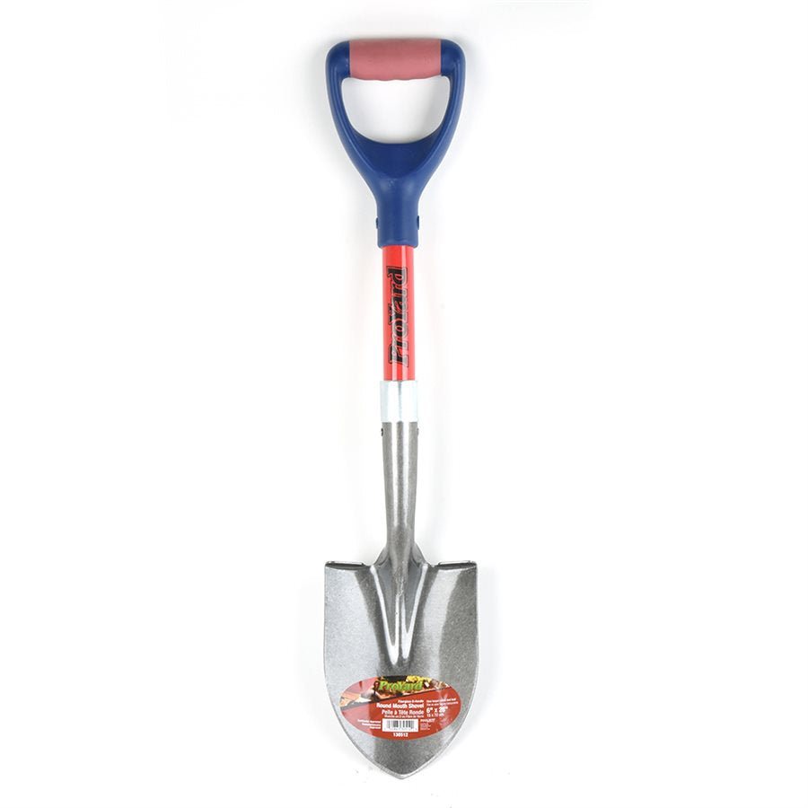 Shovel round mouth 21" fiberglass handle