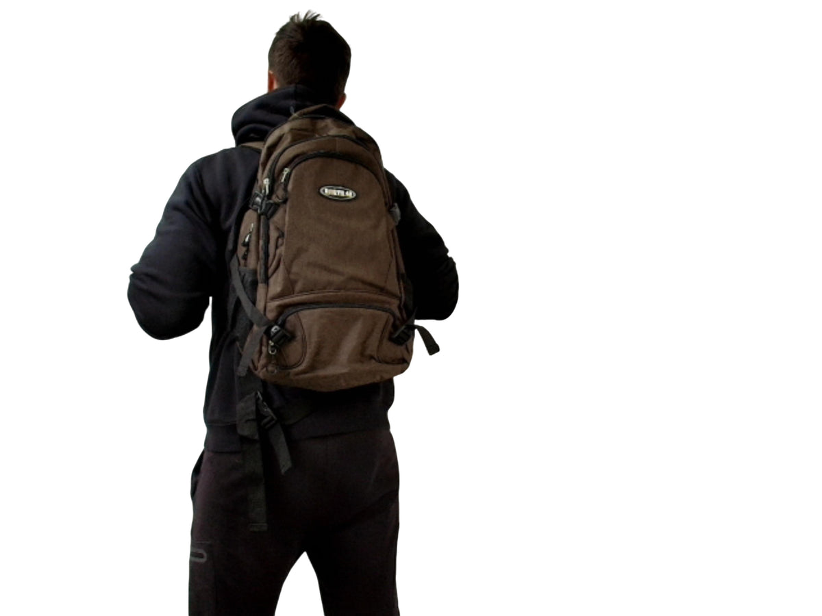 Coyote Daypack 45L Coffee 21"x13"x8" North 49 Backpack