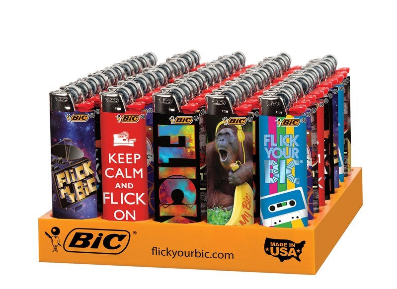 Large Lighter Bic Assorted Designs - sold individually