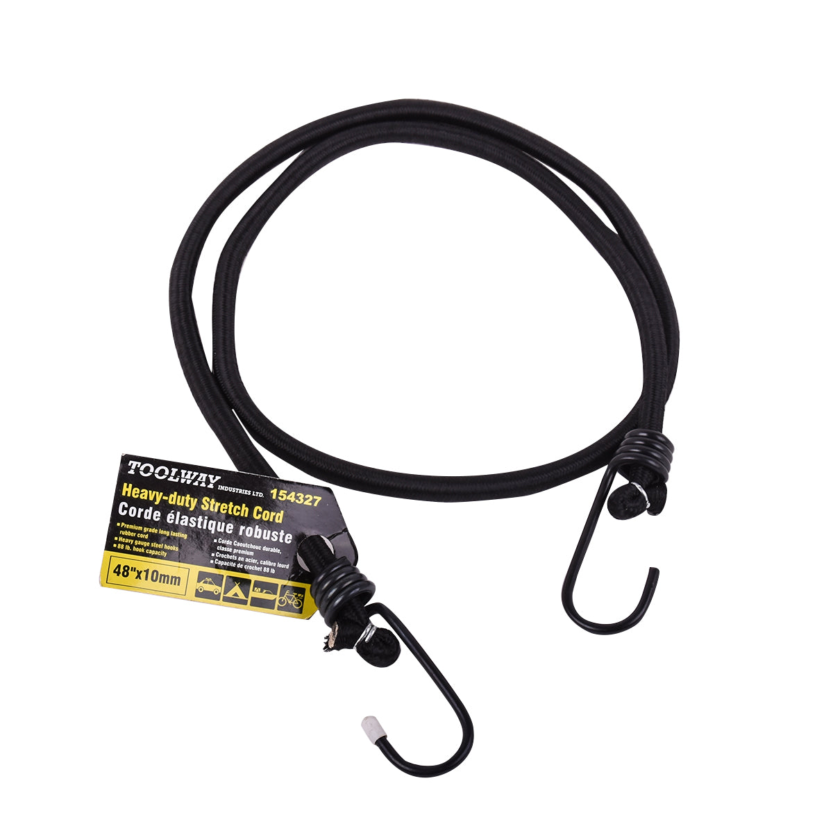 Cord Bungee 10mm X 48" Bg-48 10PK 13.99