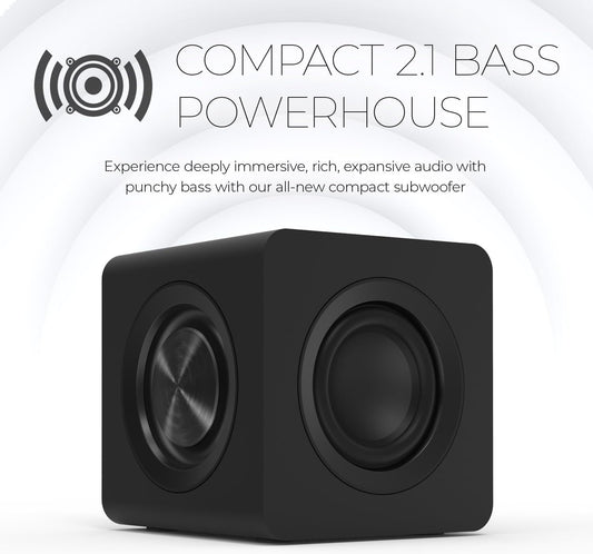 Pebble X Plus Desktop Speakers w/Subwoofer, RGB Lighting Creative - Refurbished