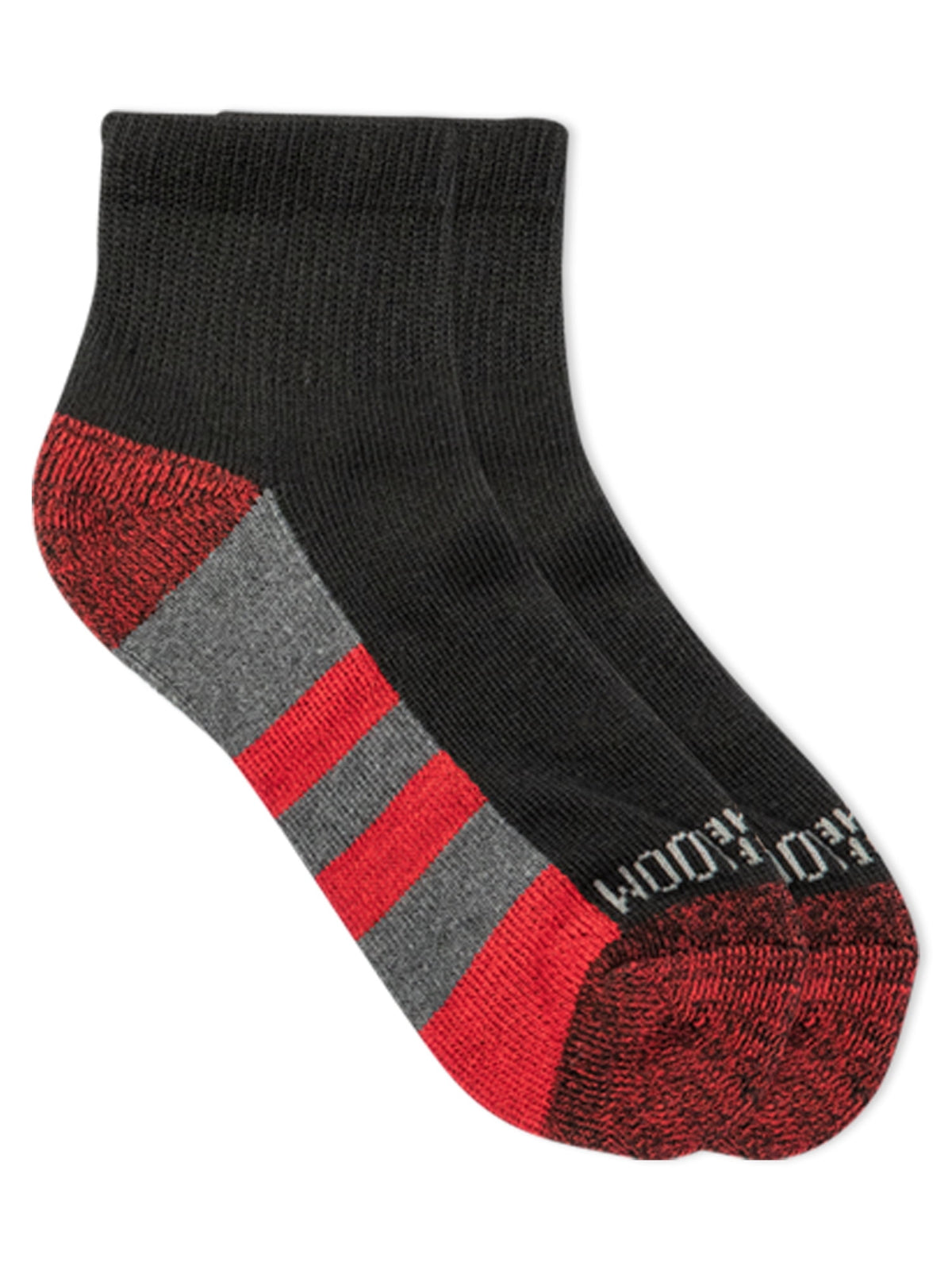 Socks Boy's 10pk. Ankles Black Assorted Size 9 - 2-1/2 Fruit Of The Loom - Additional View