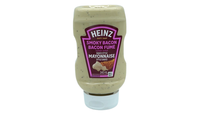 Heinz Mayonnaise 340ML smoky bacon