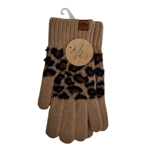 Snow Leopard Gloves Assorted Colours Britt's Knits