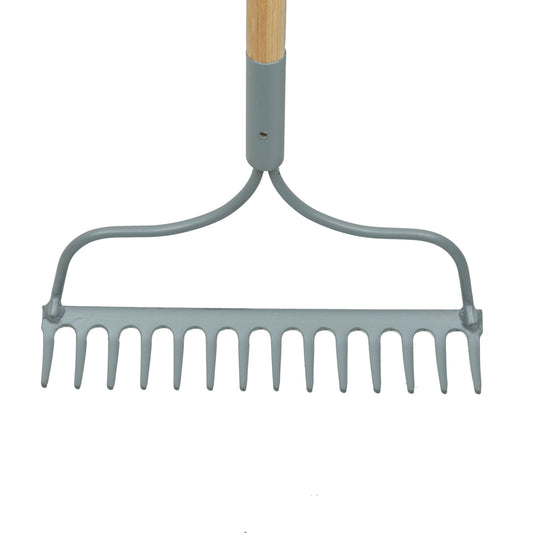 Bow Rake 14T Wood 48in Handle - Additional View