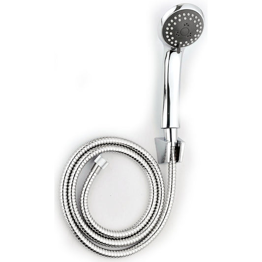 Hand Shower ABS Chrome 2 Spray Patterns 1.5m Flexible Hose w / Wall Mount - Additional View