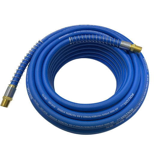 Air hose 1/4 x 50 foot flexible PVC with spring bend restrictor 300psi - Additional View