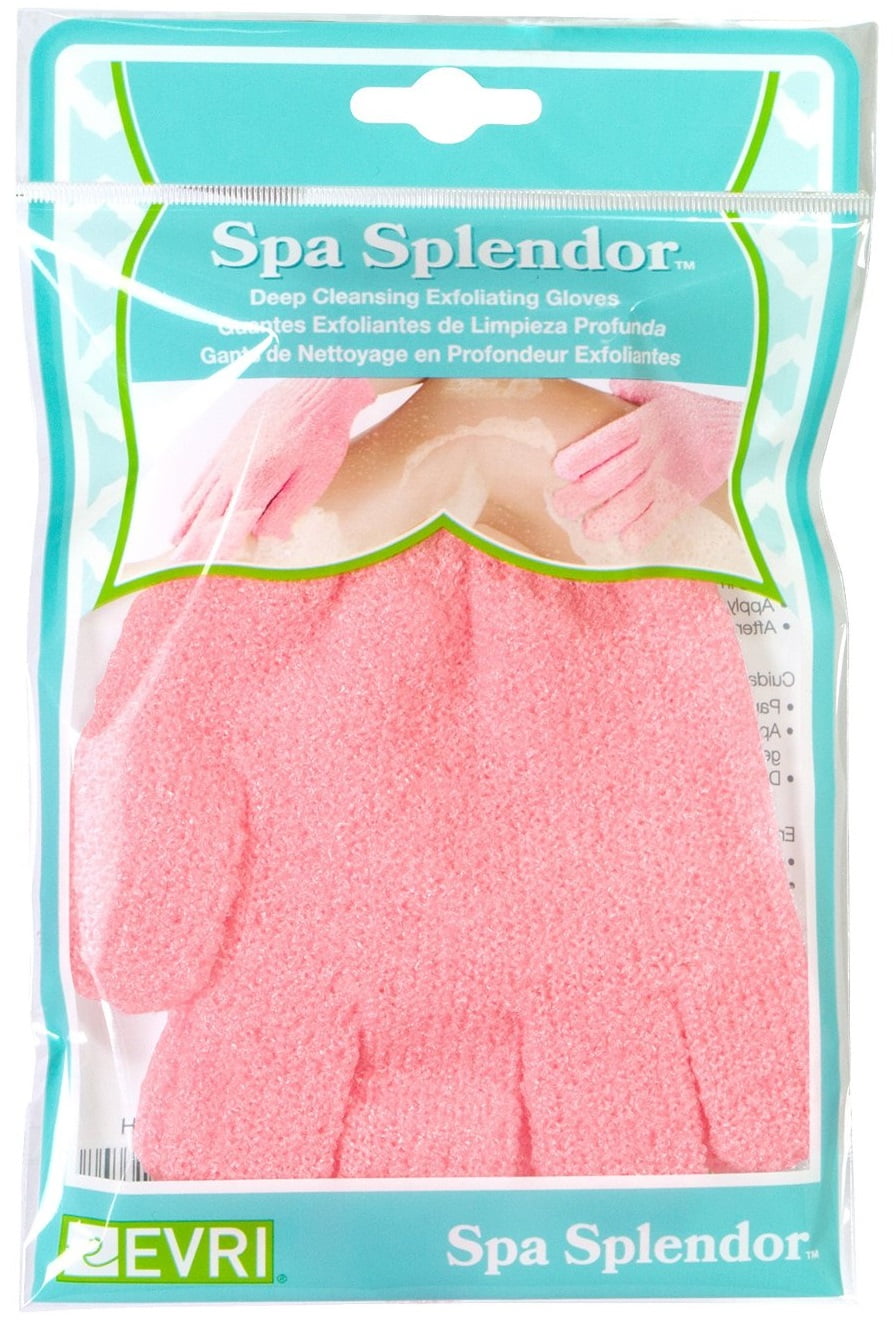 Exfoliating Bath Gloves 2pk. Evribeauty - Additional View