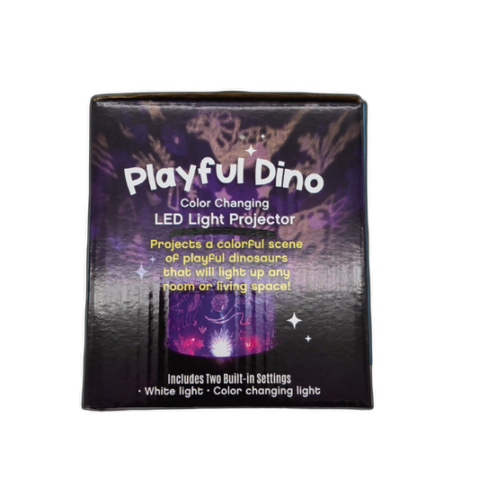 Color Changing LED Light Projector Playful Dino Streamline Imagined
