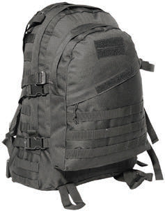 Tactical Pack 48L Black Mil-Spex 20"x15"x10" Backpack