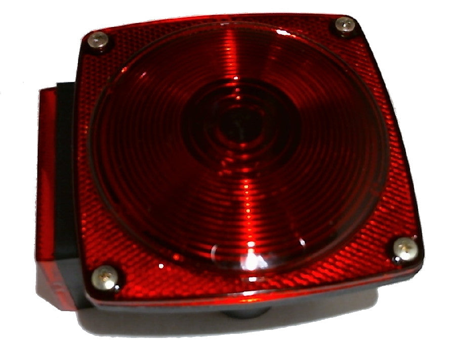 Feu stop/direction/signalisation carré rouge 4,5"x4,5"