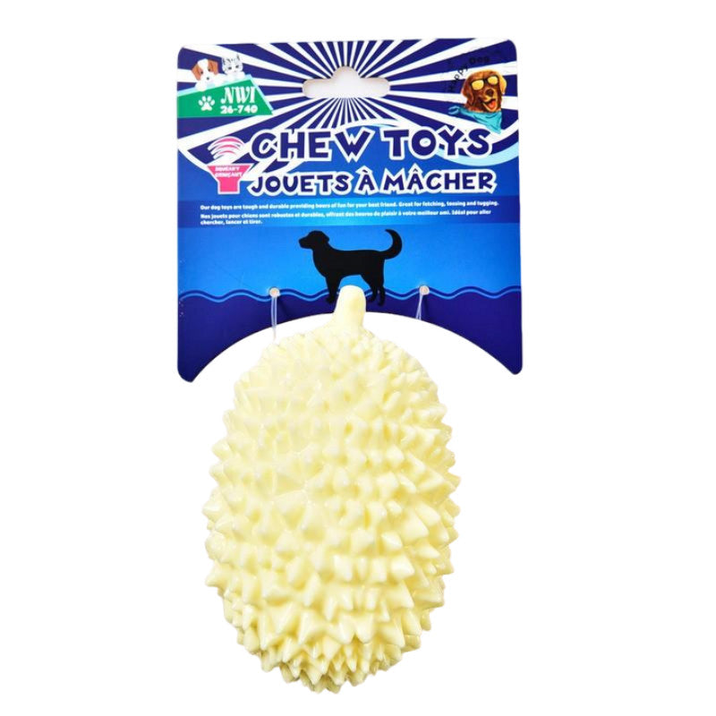 Pet Chew Toy Squeeky Ball 5" Pineapple Style