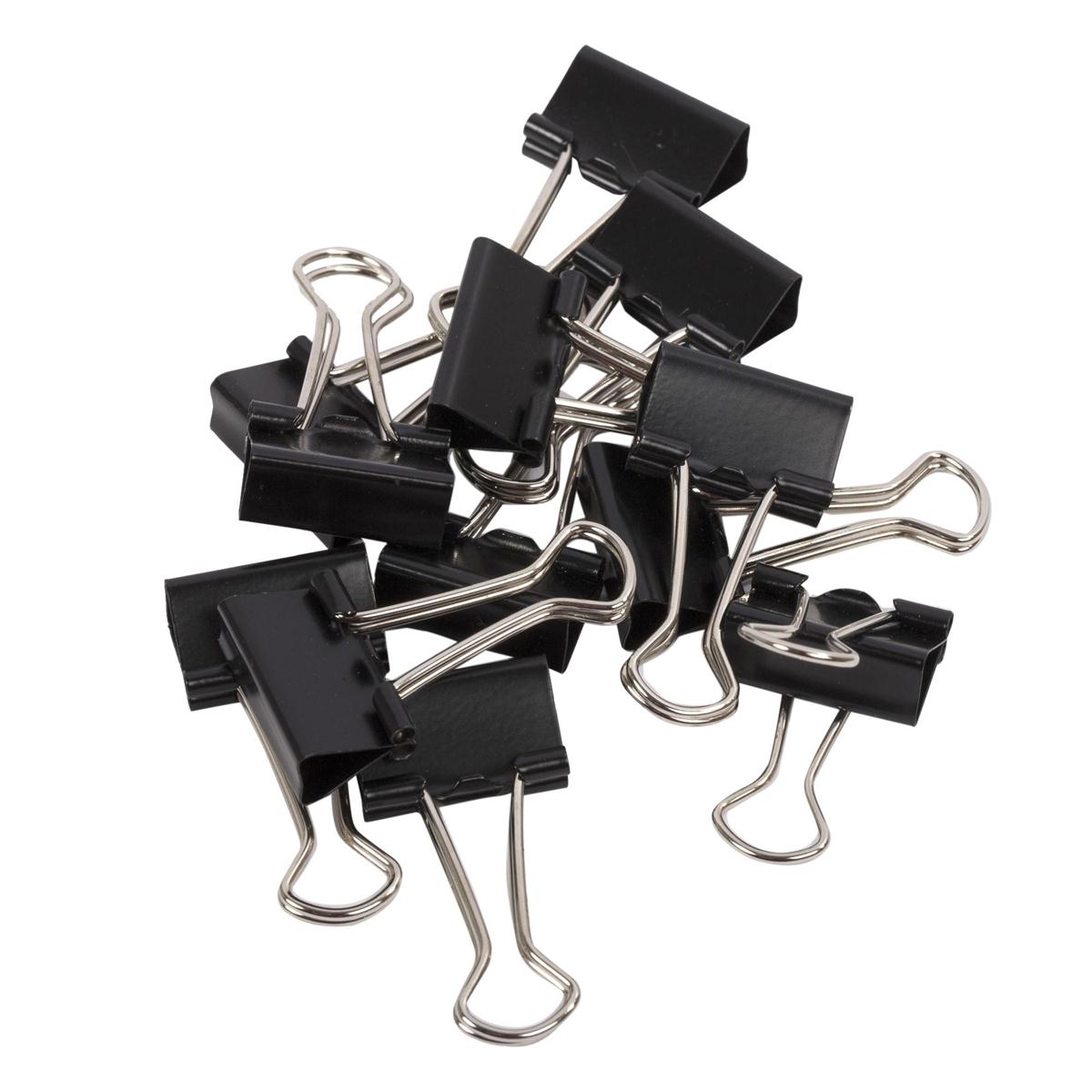BINDER CLIP 12PC. 3/4" BLACK COL., B/C DESK TECH - Additional View
