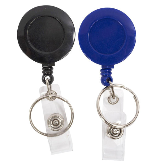 KEYCHAIN W/ I.D. HOLDER,RETRACTABLE DESK TECH - Additional View