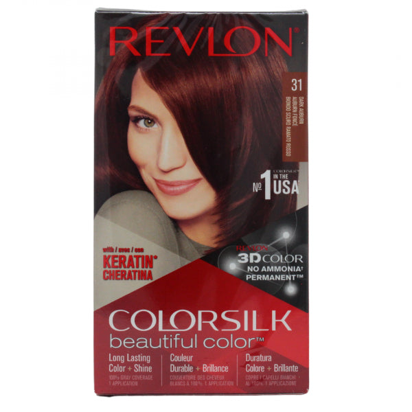 Coloration Cheveux Colorsilk #31 Acajou Foncé Revlon