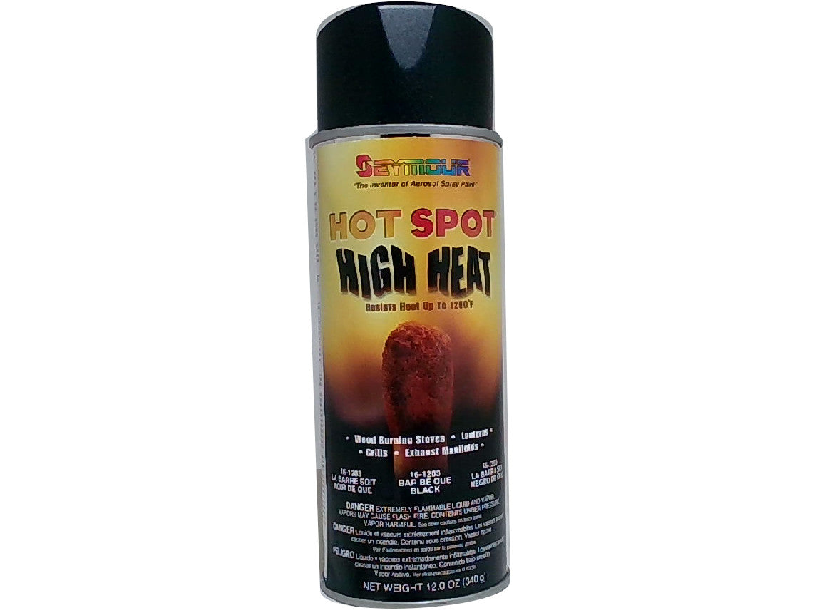 Spray Paint BBQ Black High Heat 1200°F Seymour
