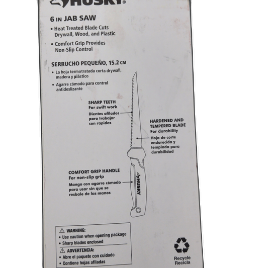 6" Jab Saw Comfort Grip Husky - Additional View