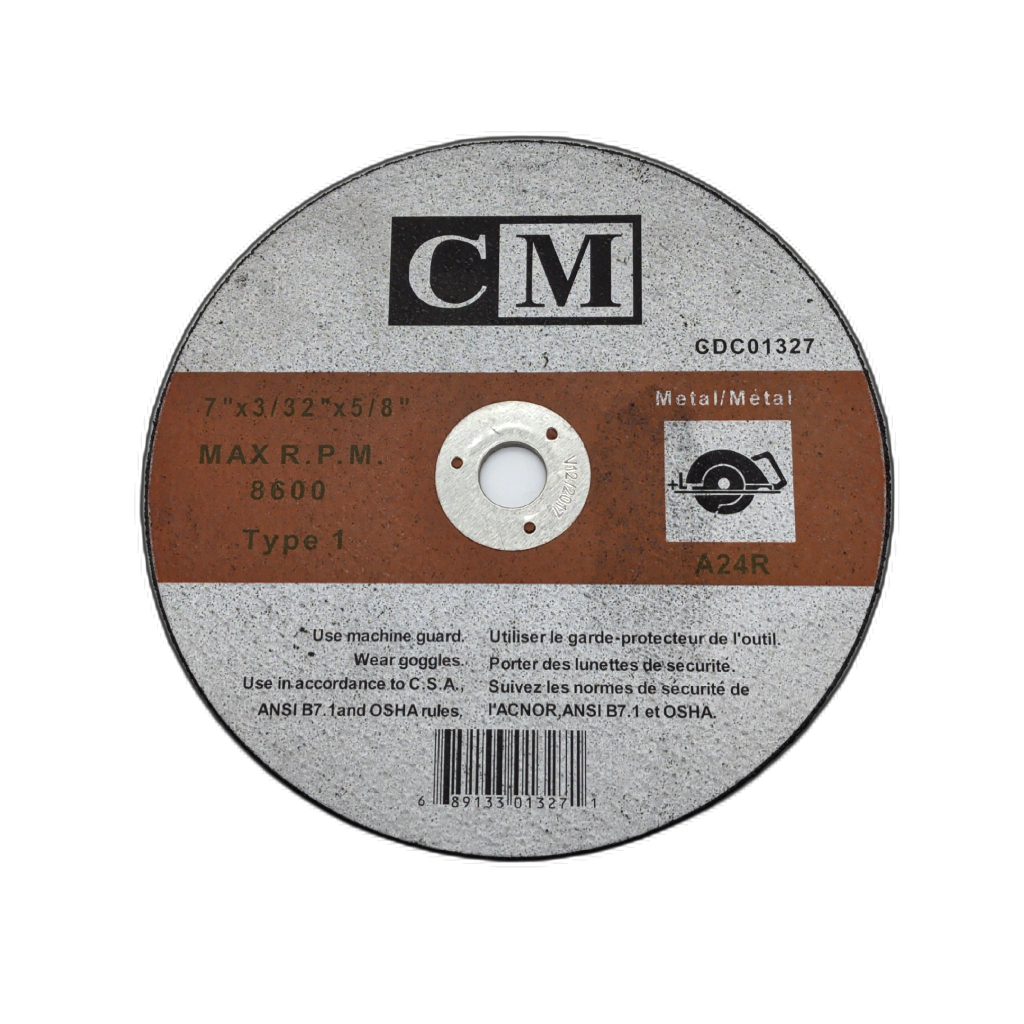 Metal Cutting Disc 7" x 3/32" x 5/8"
