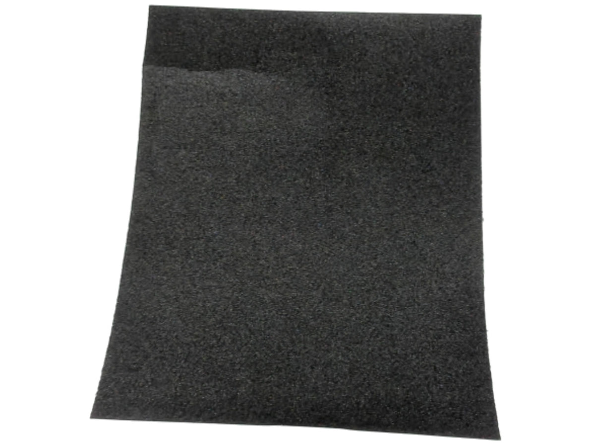 Feuille de papier de verre 120 grains 22,86 cm x 27,94 cm carbure de silicium au latex marron 15 %