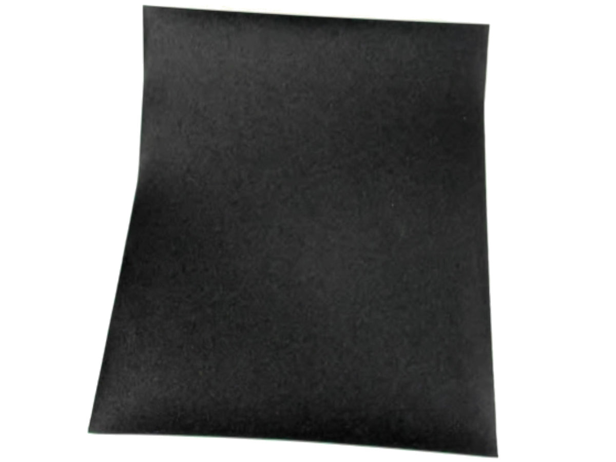 Papier de verre grain 240, feuille 23x28 cm, 15% carbure de silicium latex marron