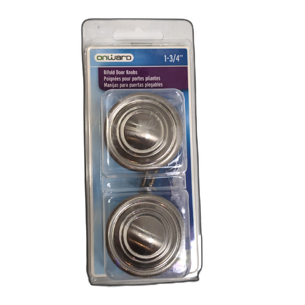 Bifold Door Knobs 2pk. 1-3/4" Onward