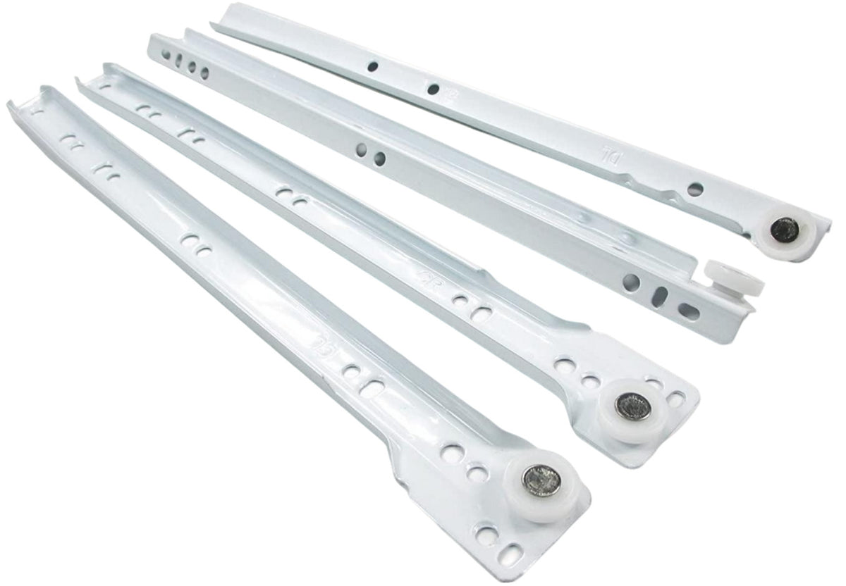 Drawer Slides 450mm White (1 Pair)