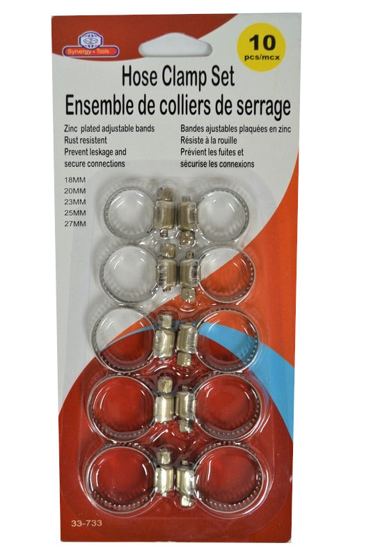 Hose Clamp Set 10 Pcs