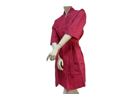 Women's Robe Pink Meredith Marks 100% Cotton