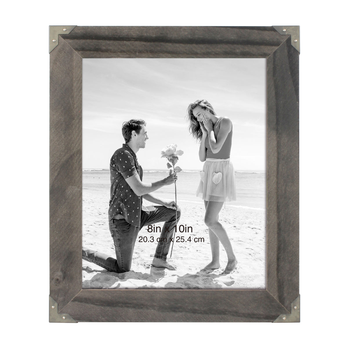Picture Frame 8" x 10" Black Wooden - Additional View