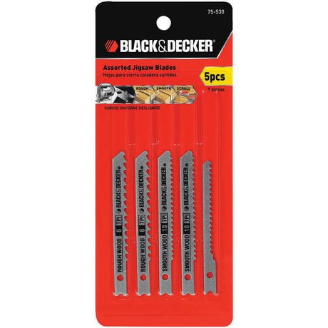 Jigsaw Blades 5pk. Ass't Black + Decker - Additional View