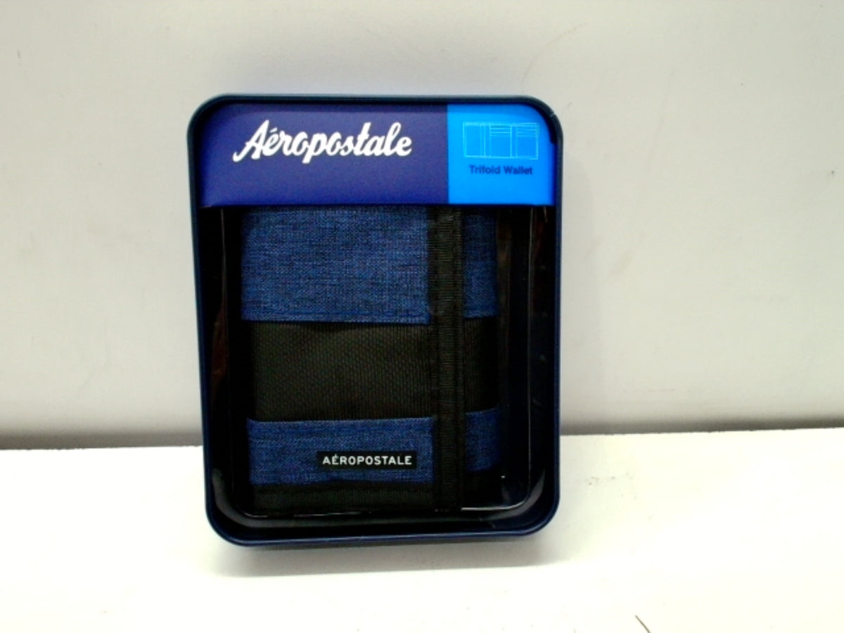 Aeropostale Trifold Wallet Navy