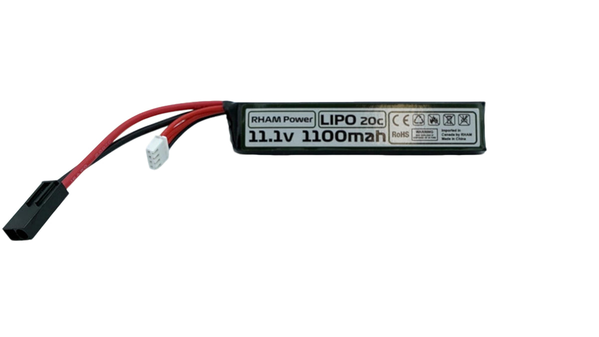 11.1v 1100mAh Mini Tamiya Battery RHAM Power