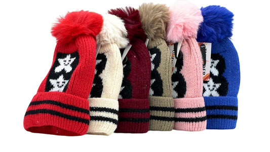 Kids Insulated Winter Hats Assorted - Additional View