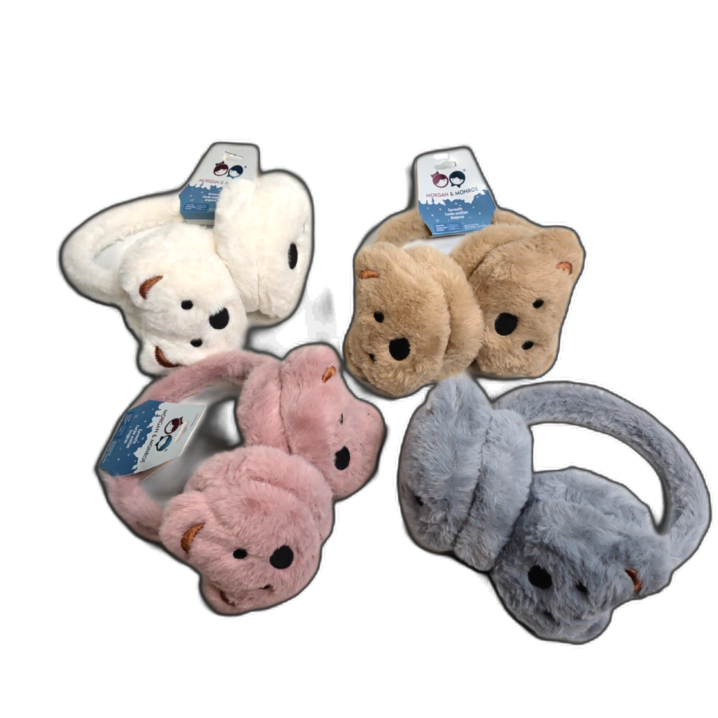 Kids Plush Animal Earmuffs Assorted Morgan & Monroe