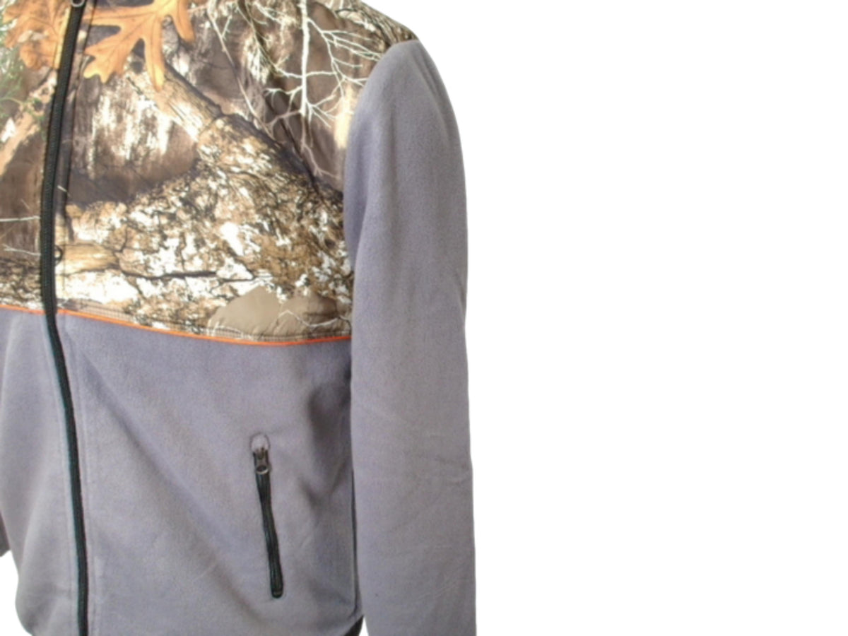 Polar Fleece Zipped Jacket Camo Ass't Sizes Realtree - Additional View