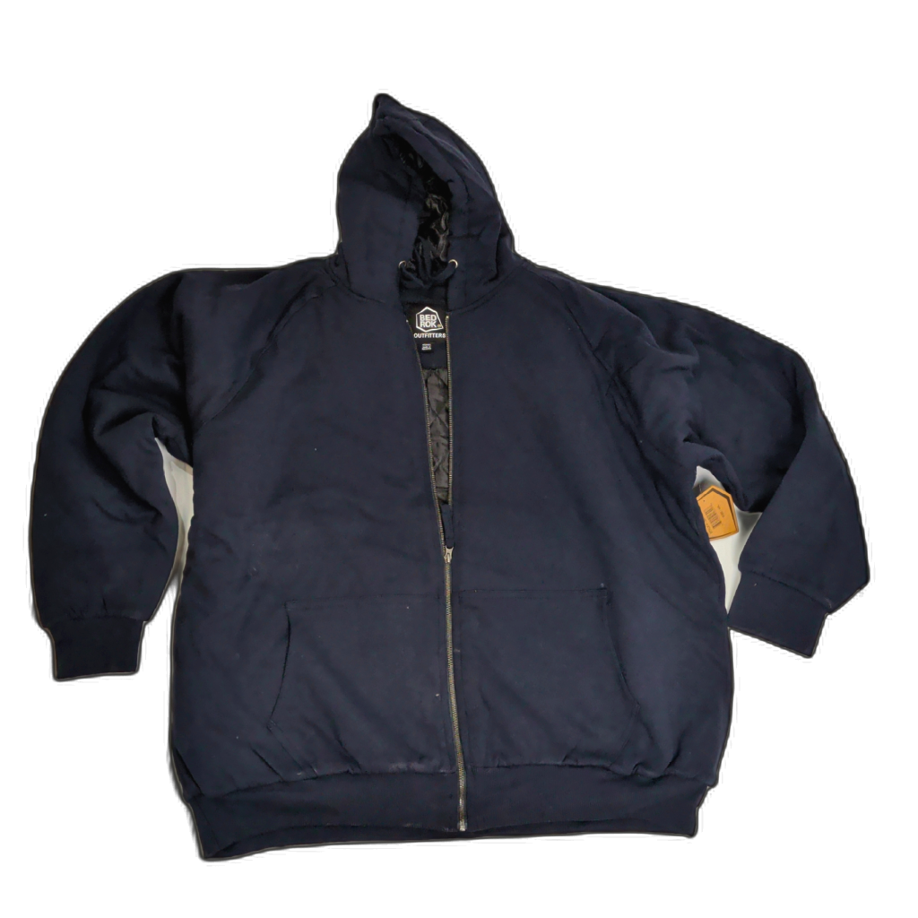 Quilt Lined Full Zip Hoody Grey 4XL Bedrok